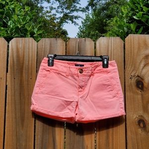 A.E. Neon Pink Midi Shorts
